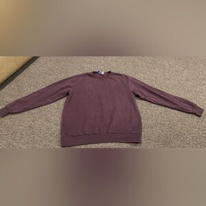 EUC Men's Divided L Maroon Sweatshirt casual soft comfy LS sweater
